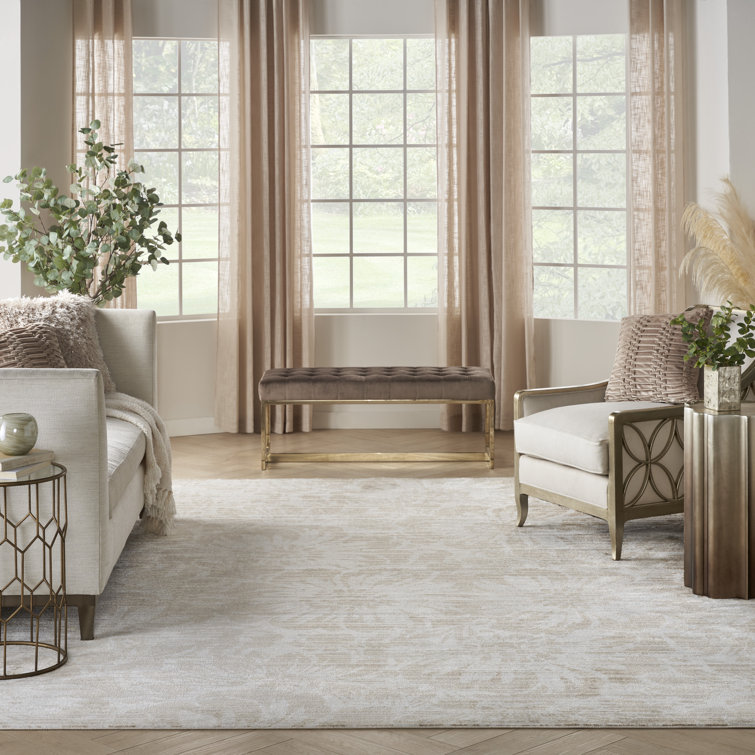 InspireMeHomeDécor Iliana Abstract Ivory/Grey Area Rug Wayfair